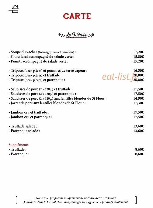 La Diligence — carte page 6
