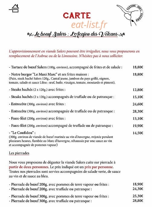 La Diligence — carte page 7