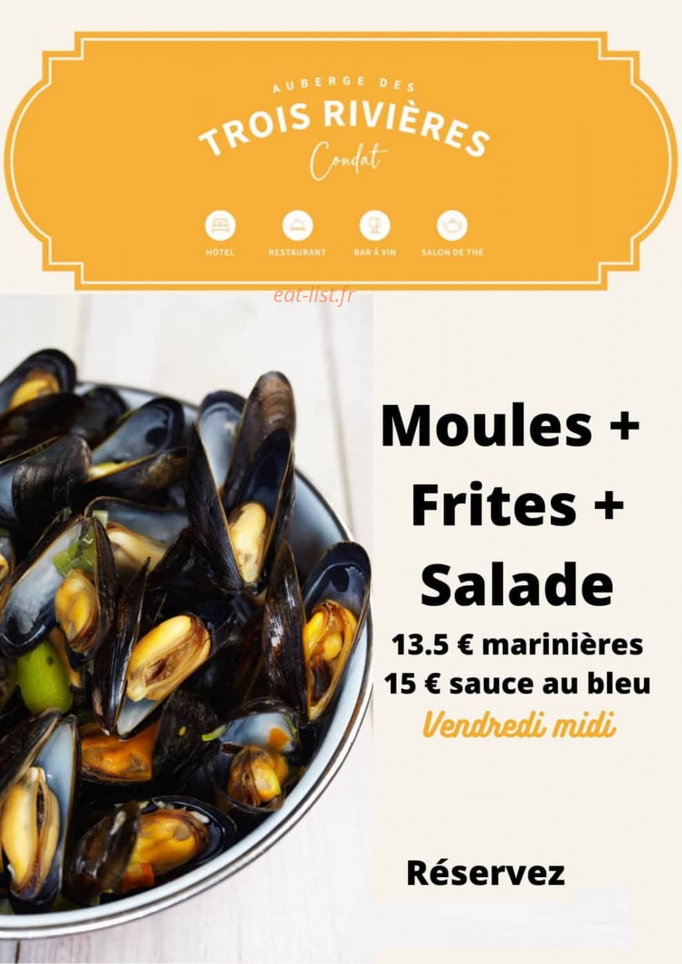Auberge Des Trois Rivieres — carte page 1