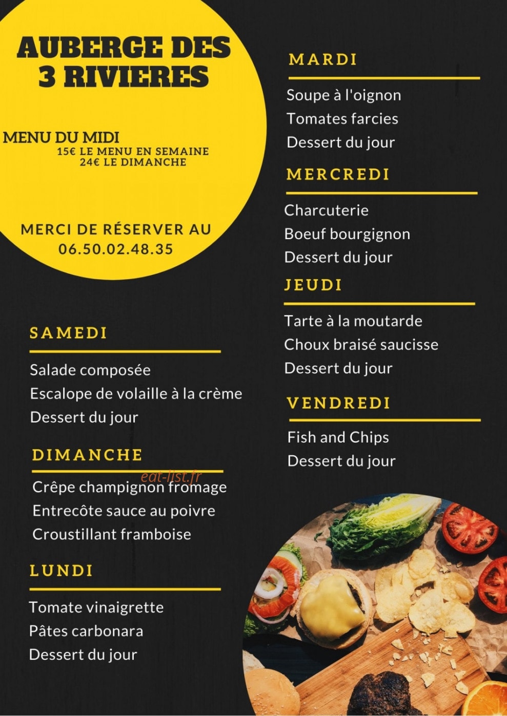 Auberge Des Trois Rivieres — carte page 3