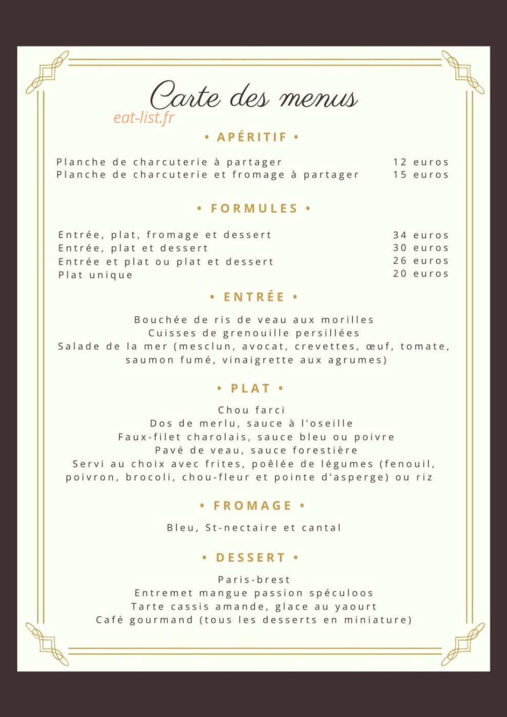 L'hôtel de la poste — carte page 1