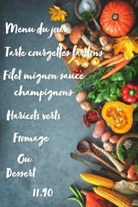 La p'tite pause — carte page 1