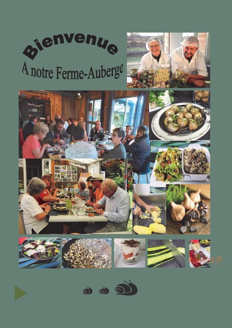 Le Jardin aux Escargots — carte page 1