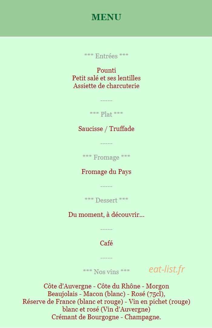 Buron de la combe de la saure — carte page 1