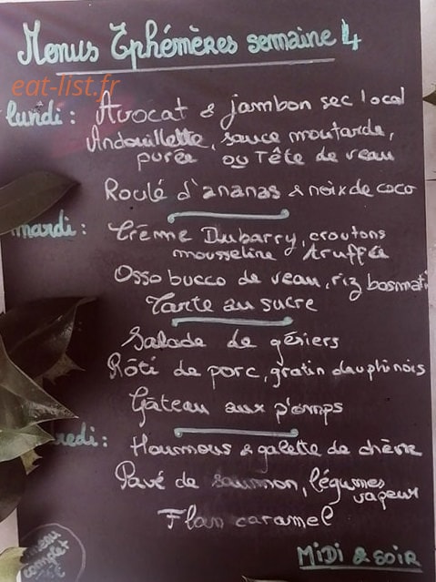 A la Mais'Omps — carte page 1