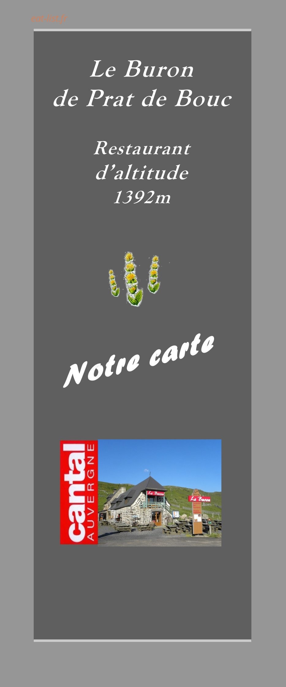 Le Buron — carte page 1