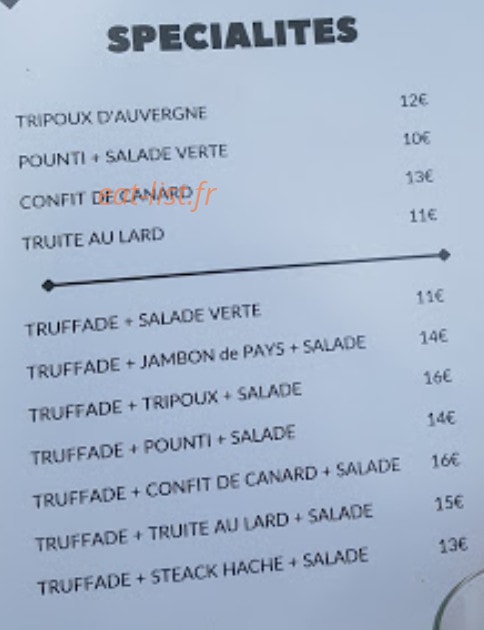 Lac Sauvage — carte page 1