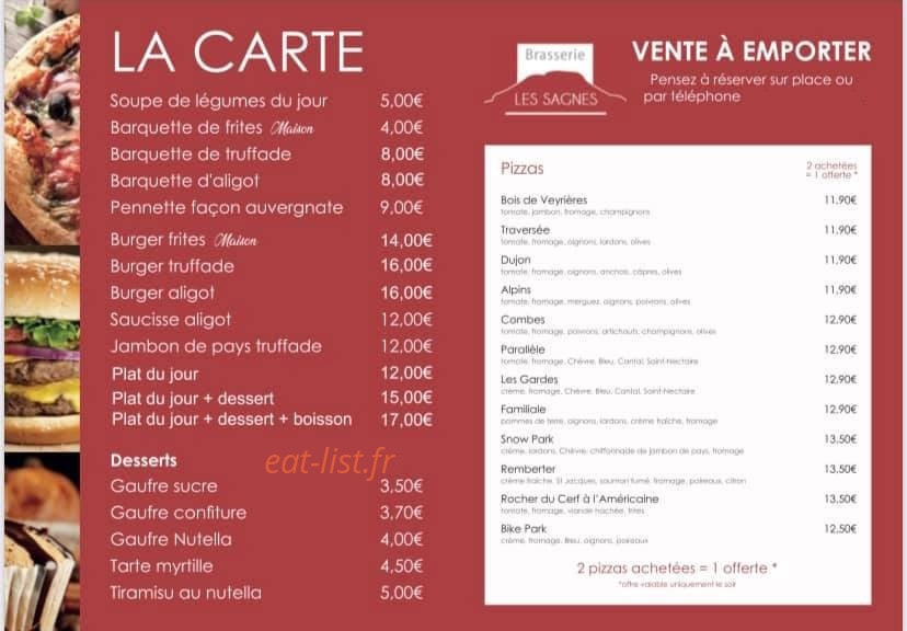Les Sagnes Le Lioran — carte page 1