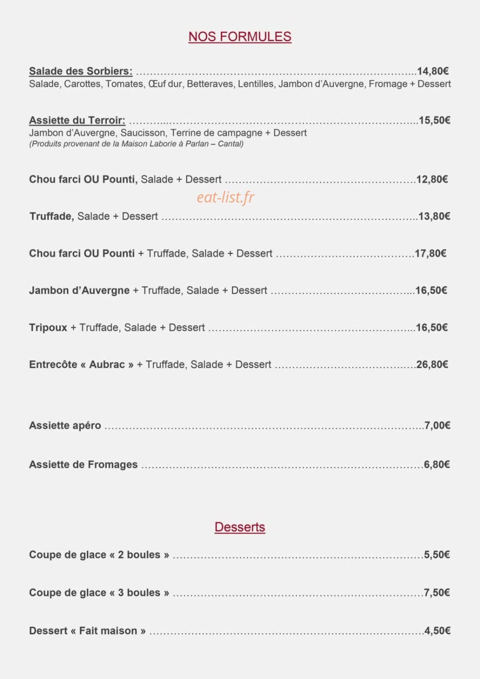 Les Sorbiers — carte page 2