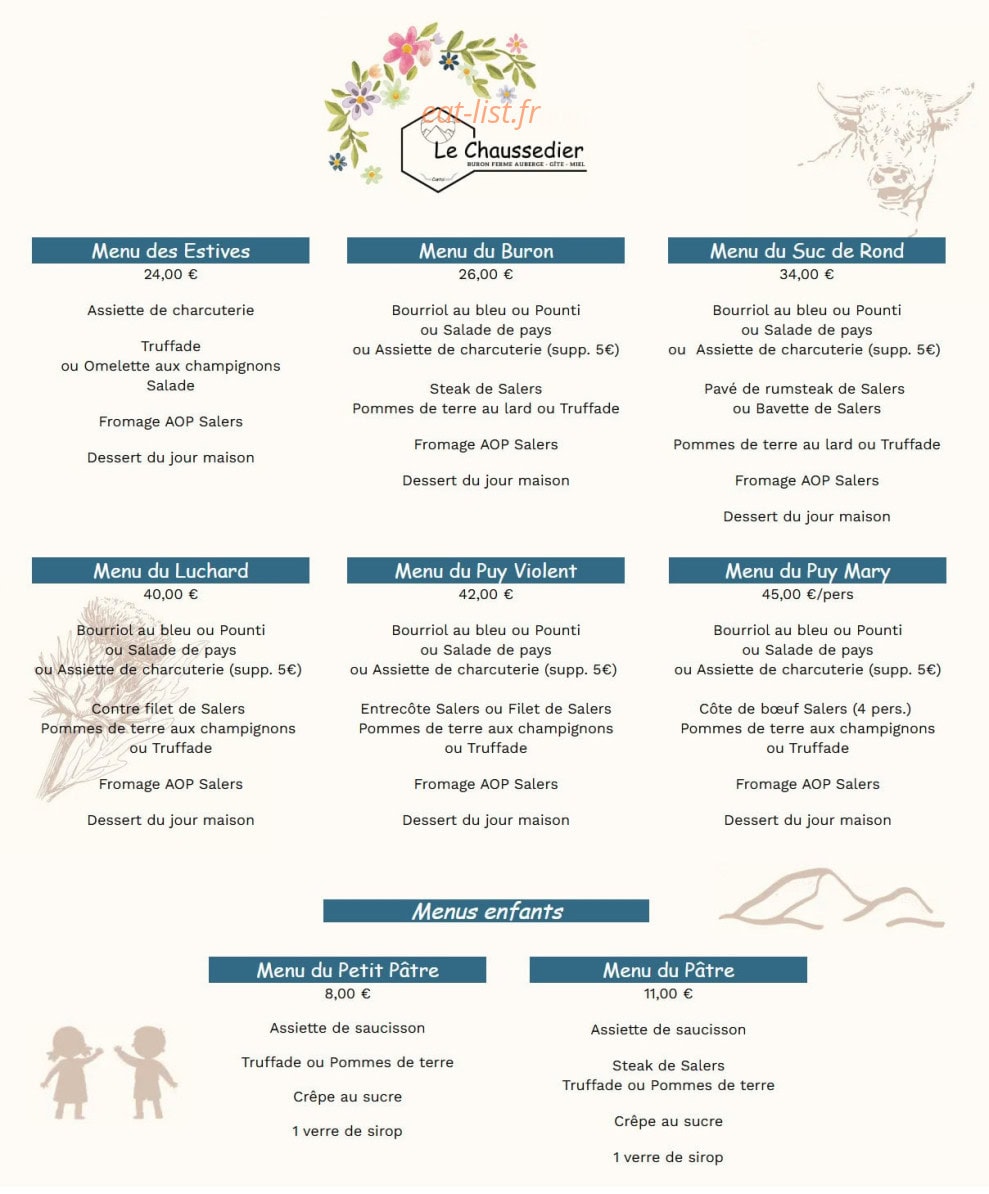 Buron du Chaussedier — carte page 1