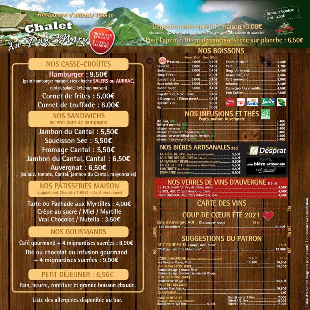 Chalet du Puy Mary — carte page 2