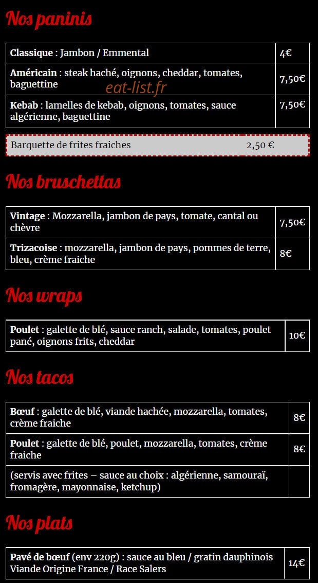 Le XV 400 — carte page 1