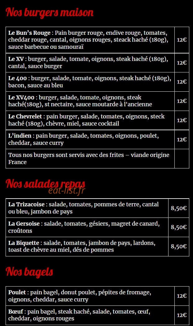 Le XV 400 — carte page 2