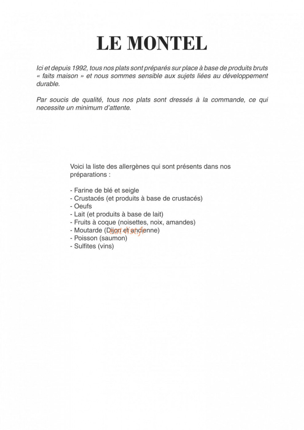 Le Montel — carte page 1