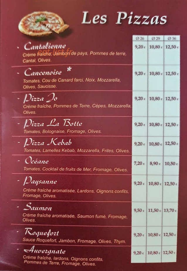Chez Christian — carte page 3