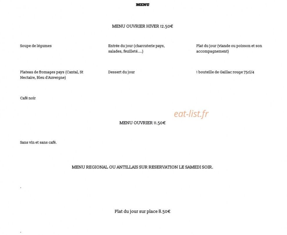Biguine & TraÏtou — carte page 1