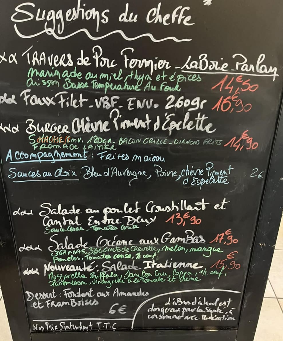 L'Entre Deux — carte page 1