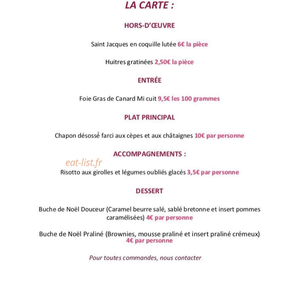 Hostellerie Saint-clément — carte page 2