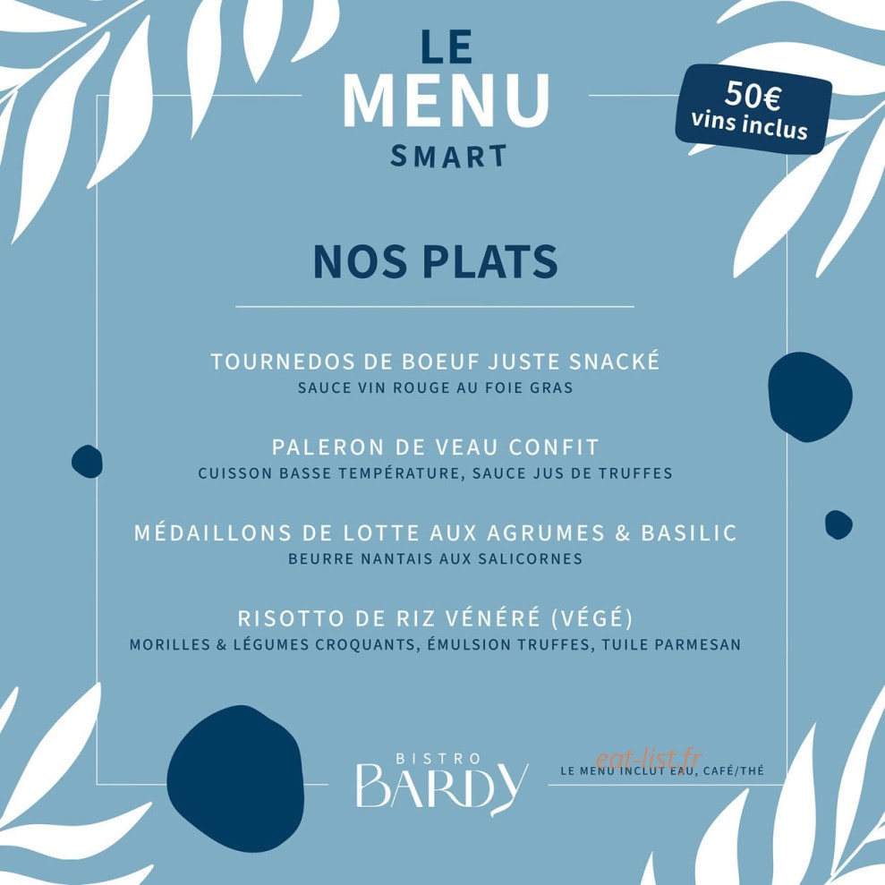 Bistro Bardy — carte page 4