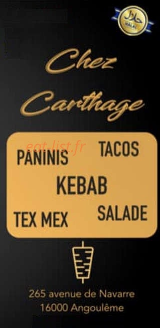 Chez carthage — carte page 1