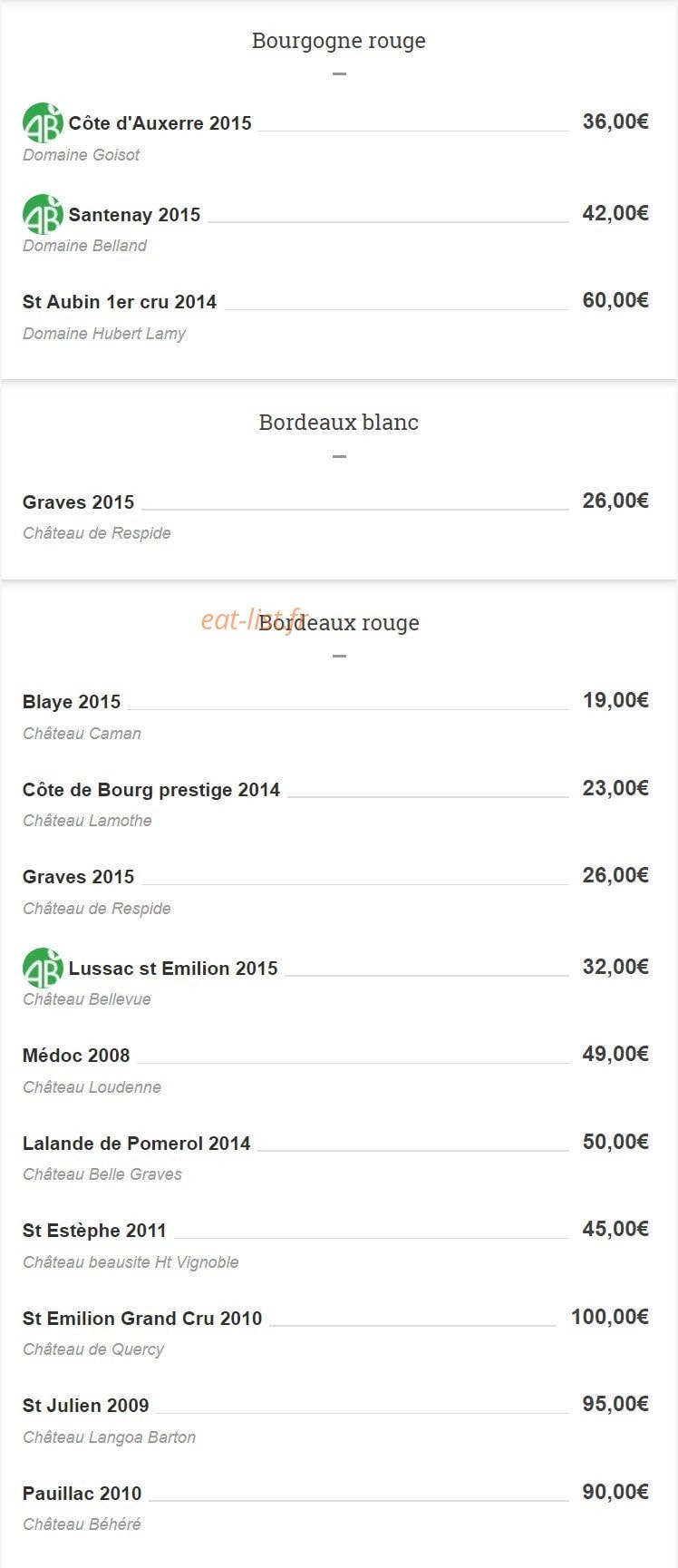 Cokotte — carte page 4