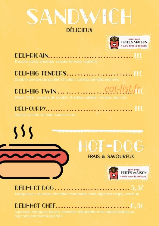 Delifood 31 — carte page 2