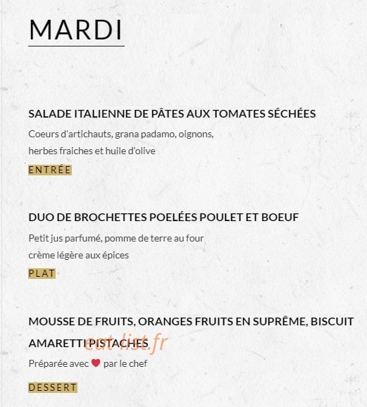 Épicerie maurice — carte page 1