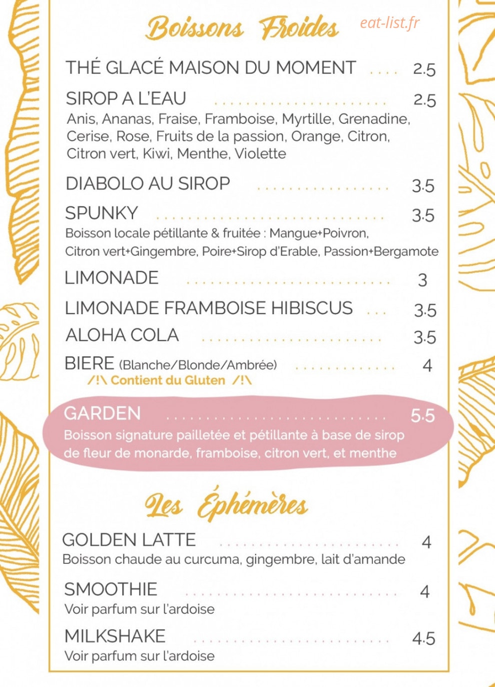 Garden — carte page 5