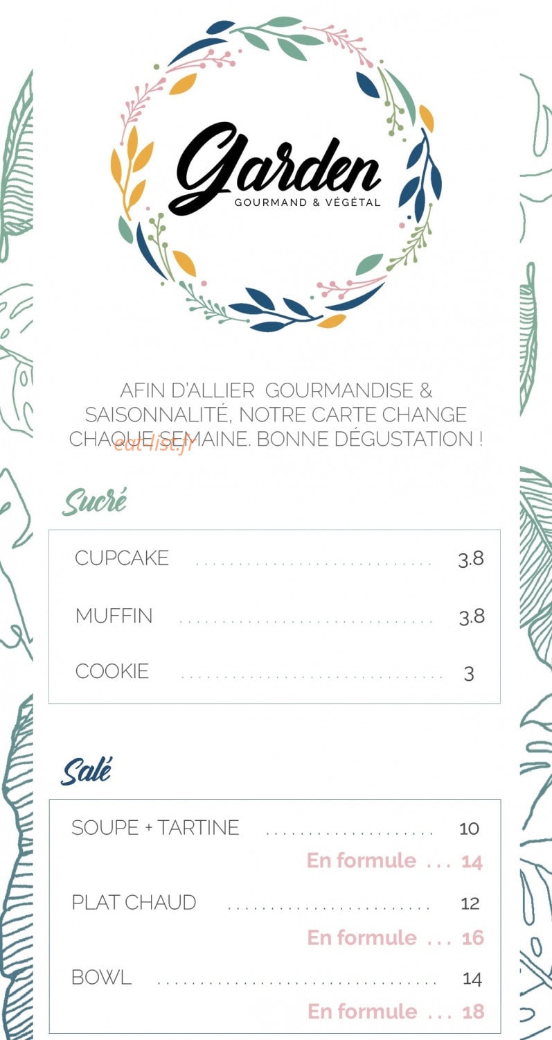 Garden — carte page 2