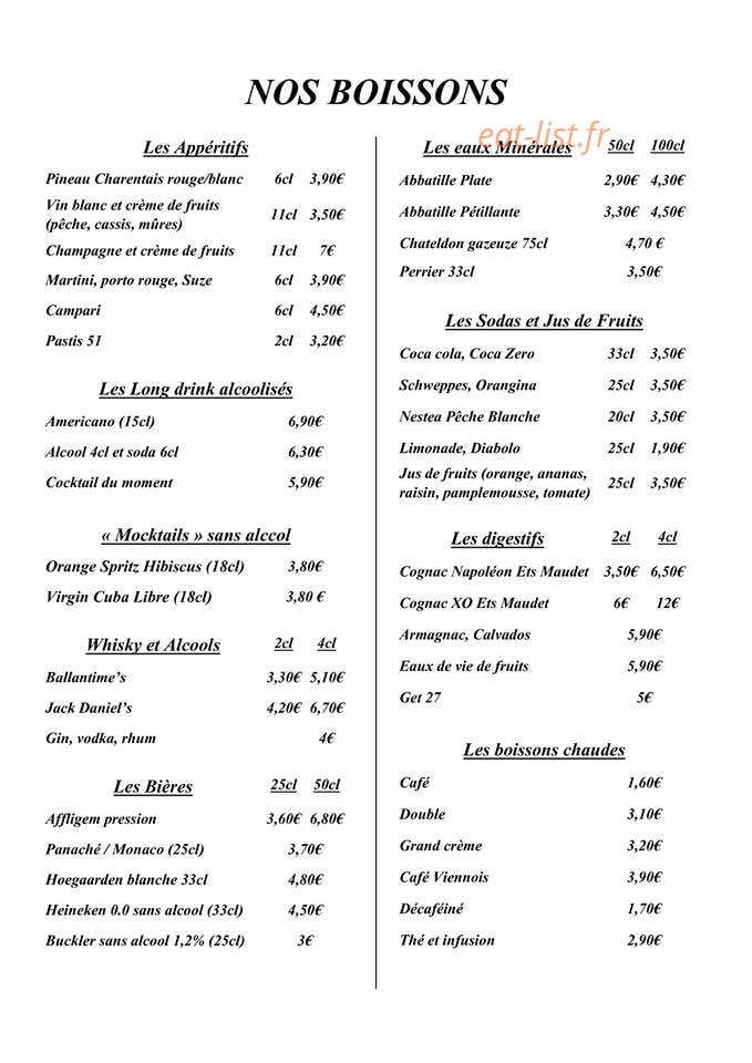 L'Adresse — carte page 1