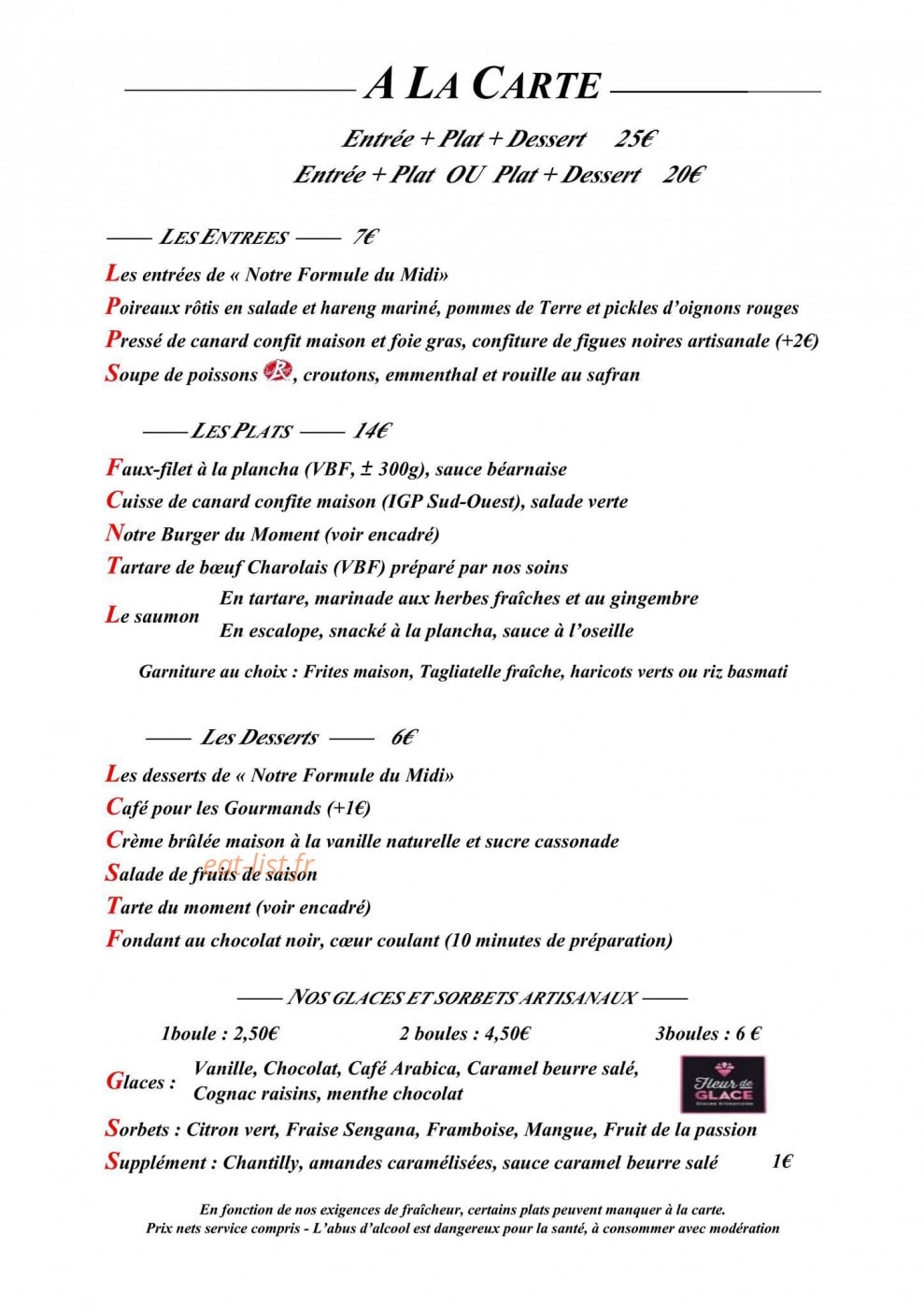 L'Adresse — carte page 2