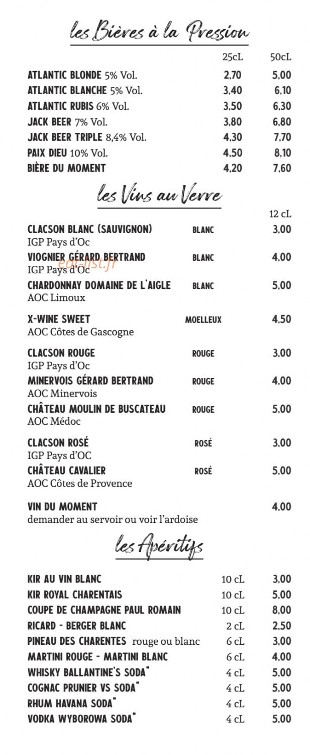 L'atelier — carte page 6