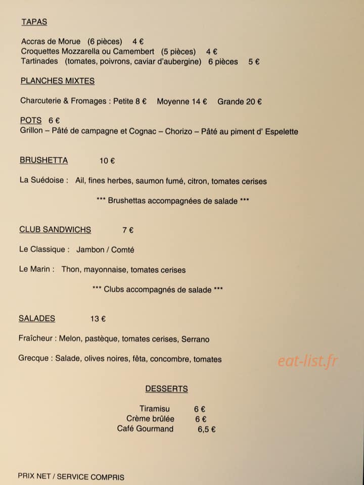 L'hirondelle — carte page 2