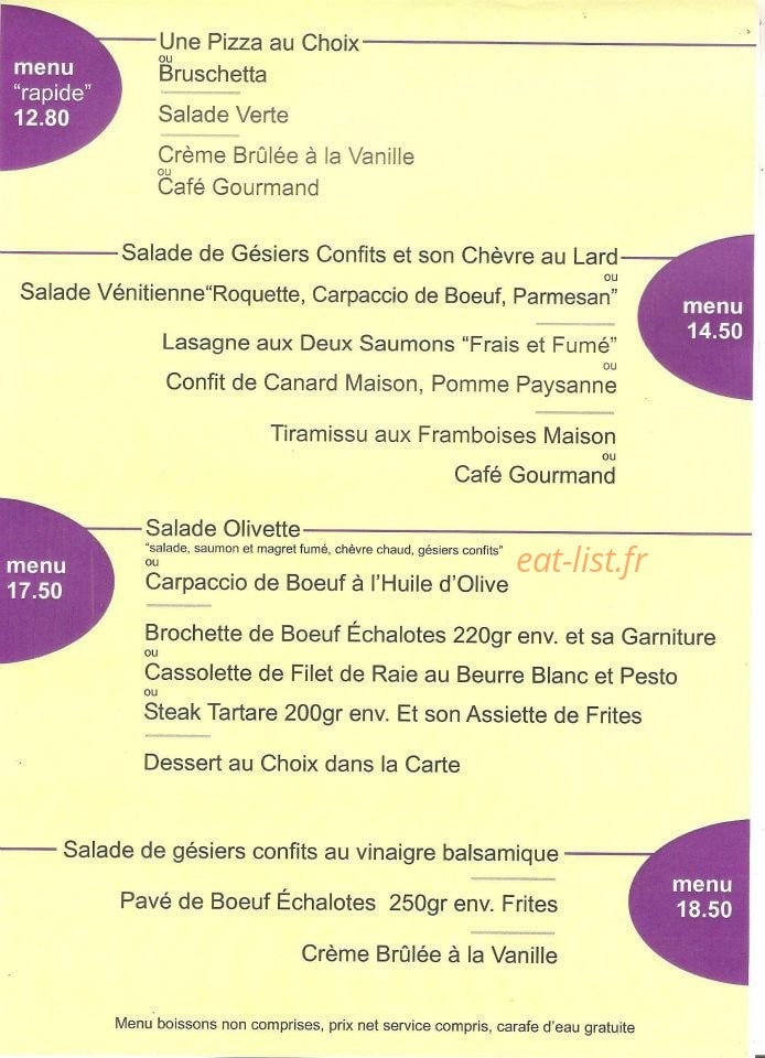 L'Olivette — carte page 3