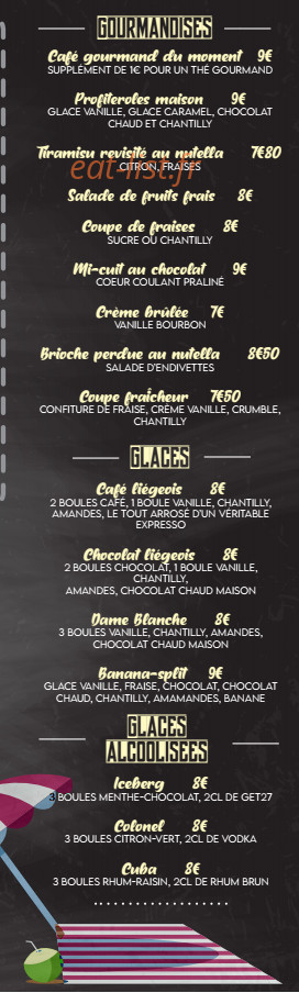 La Cantine — carte page 3