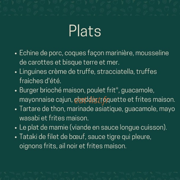 La Cour — carte page 2