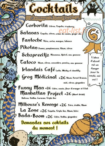 Le Gros Corbeau — carte page 8