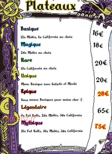 Le Gros Corbeau — carte page 1