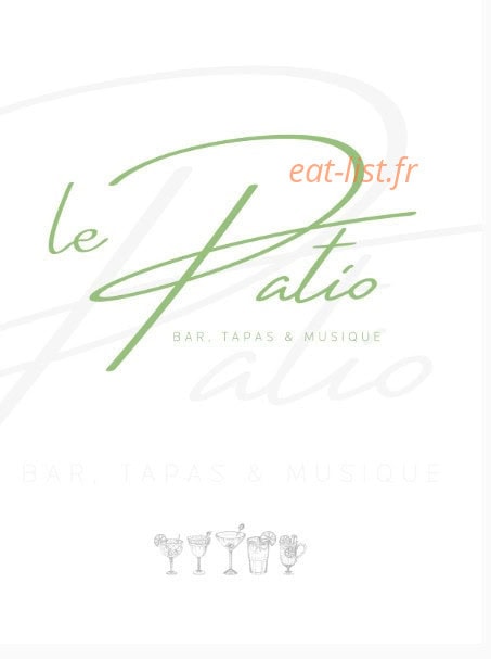 Le Patio — carte page 1