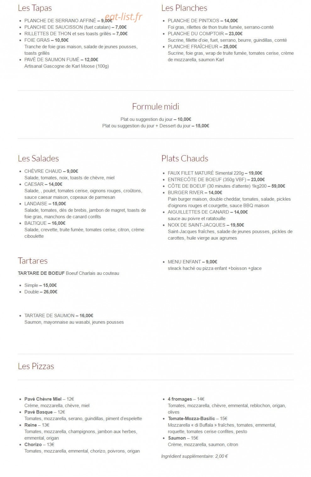 Le river 102 — carte page 1
