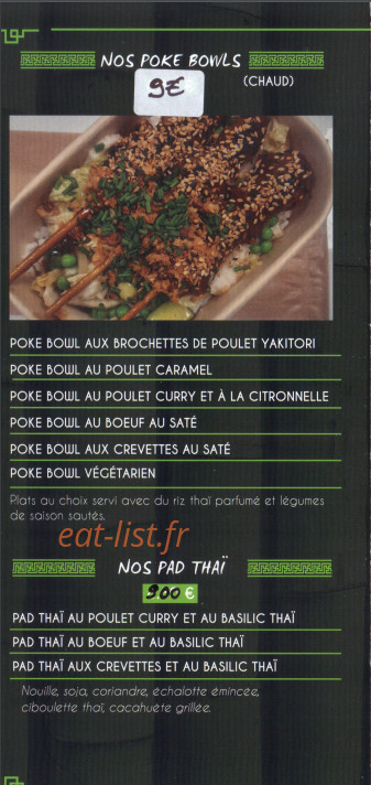 Les Douceurs d'Asie — carte page 4