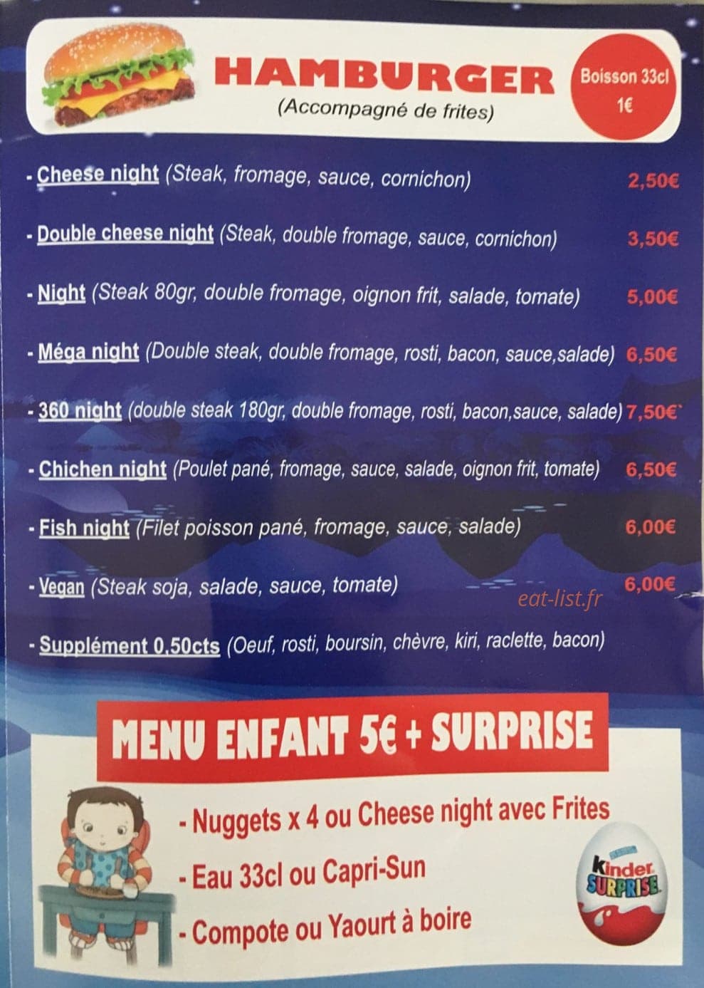 Night food 16 — carte page 4