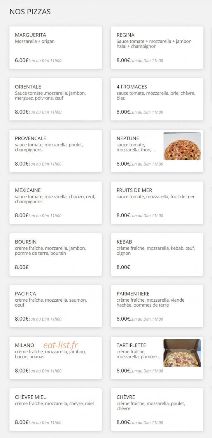 O'Kebab — carte page 2