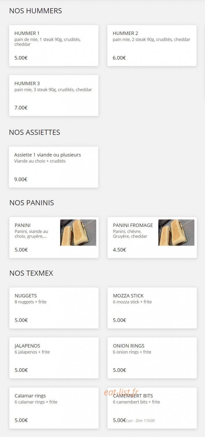 O'Kebab — carte page 4