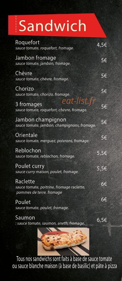 Pizz'Happy — carte page 2