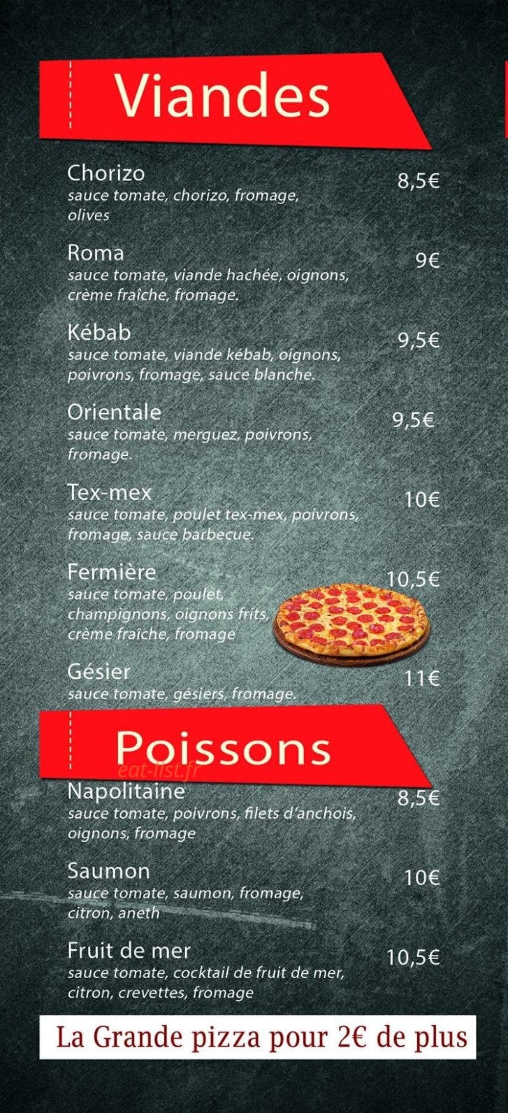 Pizz'Happy — carte page 4