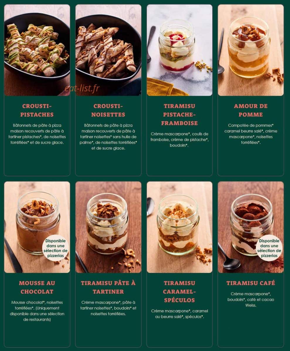 Pizza Cosy — carte page 7