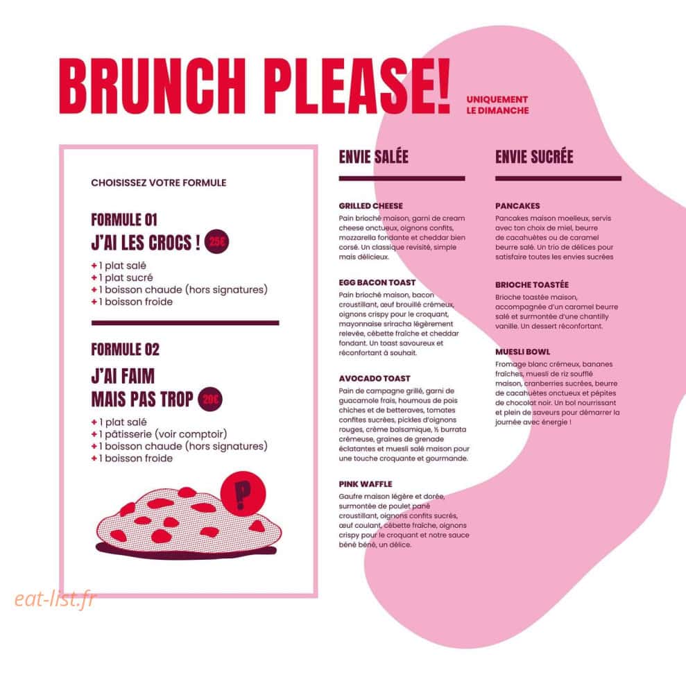 Please Café — carte page 3