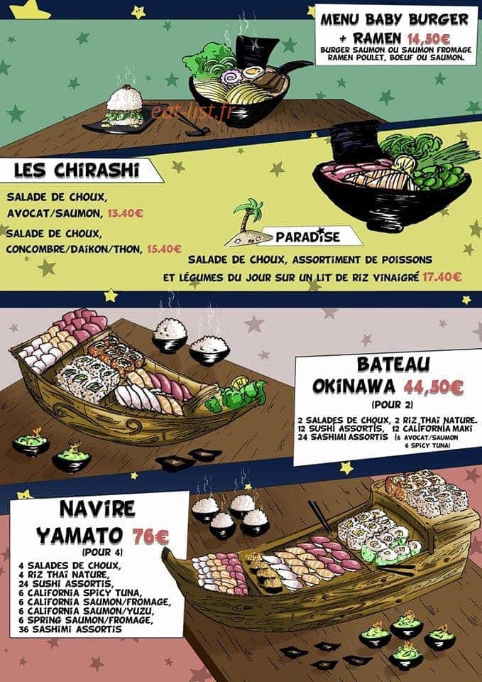 Sushi rush — carte page 3