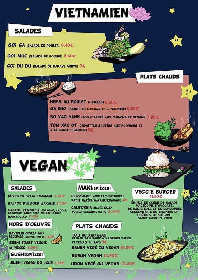 Sushi rush — carte page 6